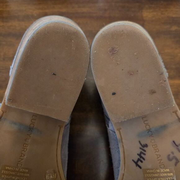 Lucky Brand Women's Felixah D'Orsay Bootie Gray Tan Size 8.5 - Picture 9 of 9